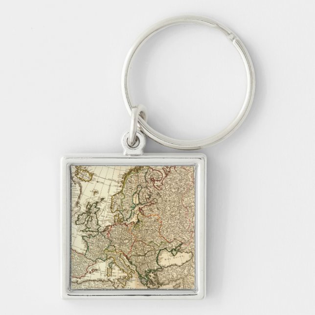 Porte-clés Carte EuropePanoramiqueEurope 2 (Devant)