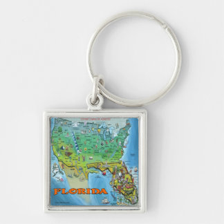 Porte-clés Carte Florida USA