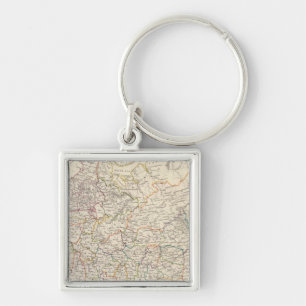 Porte-clés Carte générale de la Russie en Europe