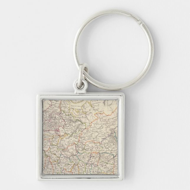 Porte-clés Carte générale de la Russie en Europe (Devant)