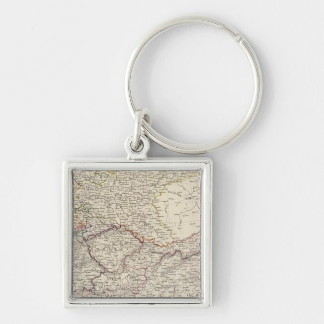 Porte-clés Carte générale de l'Allemagne (Devant)