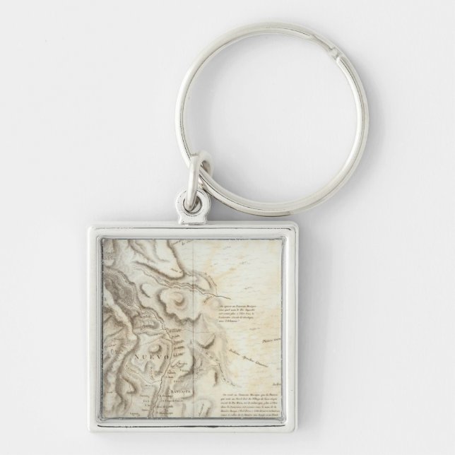 Porte-clés Carte générale du Royaume de Nouvelle-Espagne (Devant)