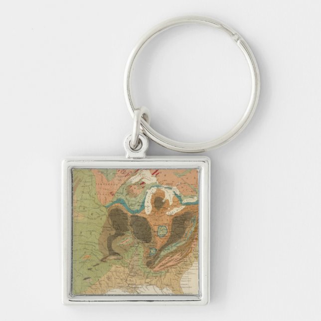 Porte-clés Carte Geol US (Devant)