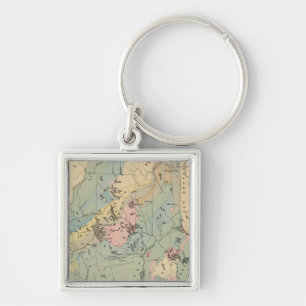 Porte-clés Carte géologique du Maine