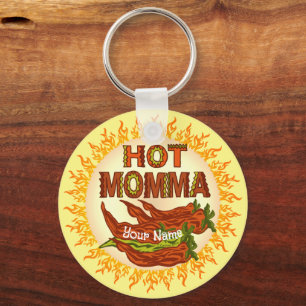 Porte-clés Carte Hot Momma