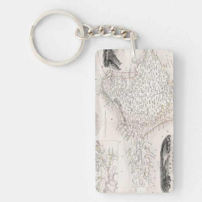 Porte-clés CARTE : La CRIMÉE, c1855 (Devant)