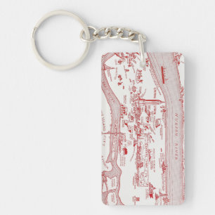 Porte-clés CARTE : MANHATTAN, c1935