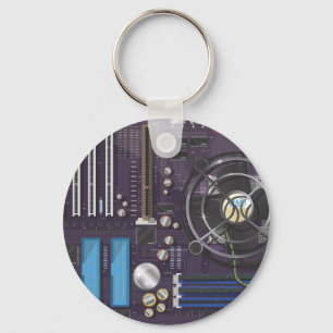 Porte-clés Carte mère d'ordinateur