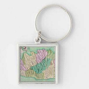 Porte-clés Carte militaire de la Corse, 1768
