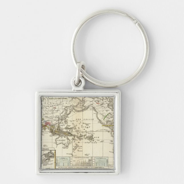 Porte-clés Carte mondiale des maladies (Devant)