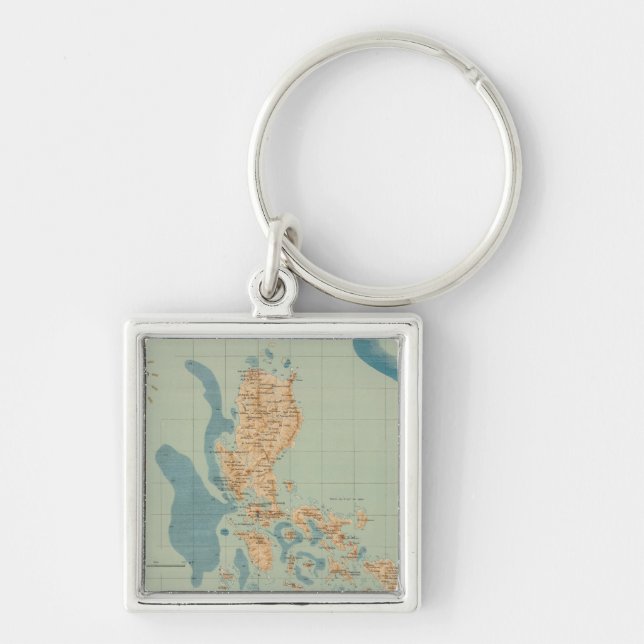 Porte-clés Carte n° 4 orographique (Devant)