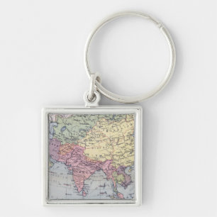 Porte-clés Carte politique   Asie