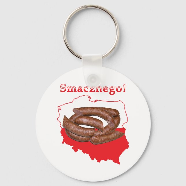 Porte-clés Carte polonaise de Kielbasa Smacznego (Recto)