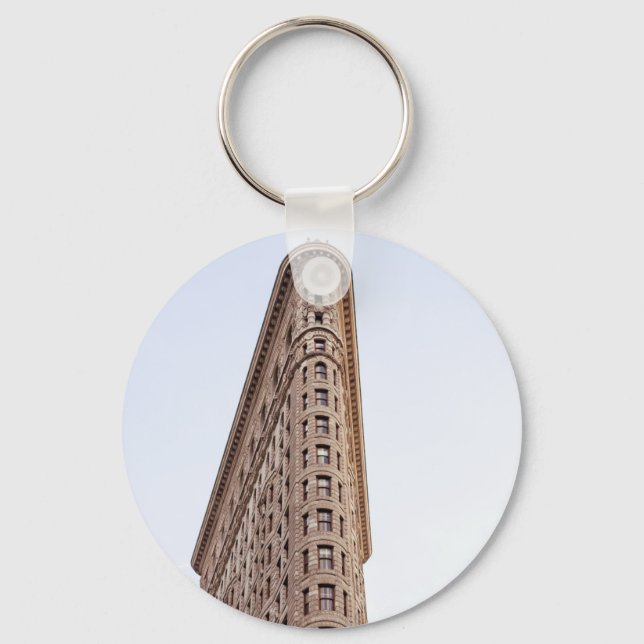 Porte-clés Carte postale du bâtiment Flatiron (Recto)