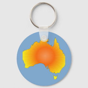 Porte-clés Carte Sunny Australie