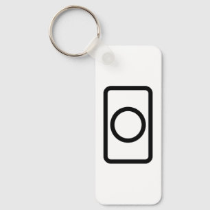 Porte-clés Carte Zener   Cercle creux