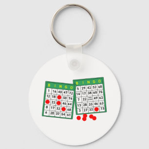 Porte-clés Cartes de bingo-test