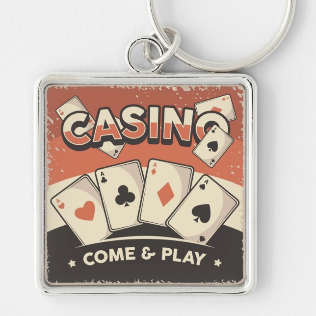 Porte-clés Cartes de poker  (Devant)