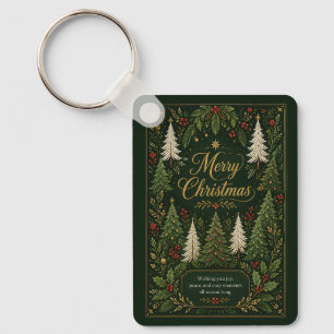 Porte-clés Cartes de vœux enchantées Evergreen