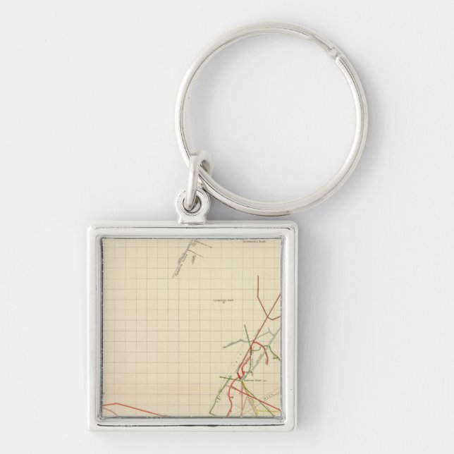 Porte-clés Cartes des mines de charbon numéro VII (Devant)