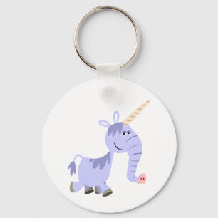 Porte-clés Carton inhabituel Porte - clé Unicorn