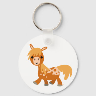 Porte-clés Carton mignon Appaloosa Pony Porte - clé