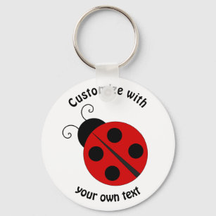 Porte-clés Carton personnalisé Ladybug