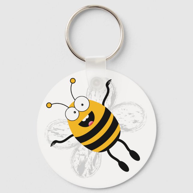 Porte-clés Cartoon Bee (Recto)