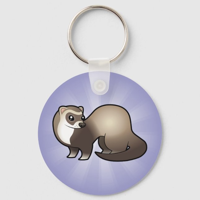 Porte-clés Cartoon Ferret (Recto)