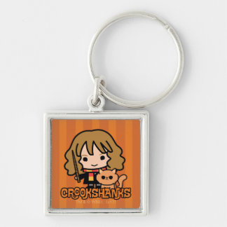 Porte-clés Cartoon Hermione and Crookshanks