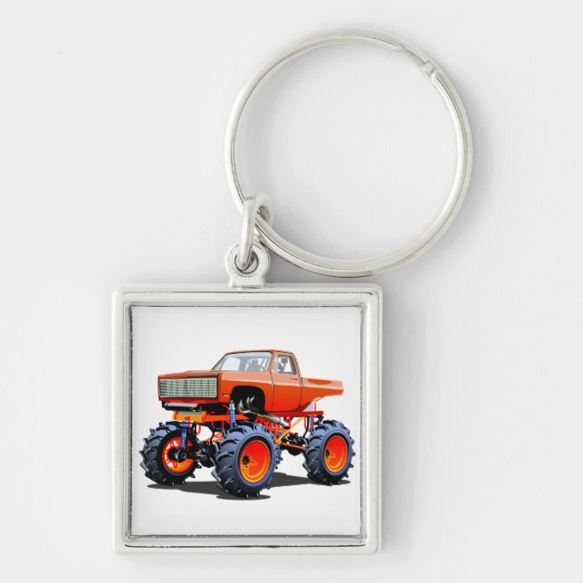 Porte-clés Cartoon monster truck (Devant)