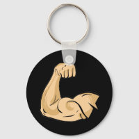CARTOON MUSCLES HOMME bras fort biceps pow athléti