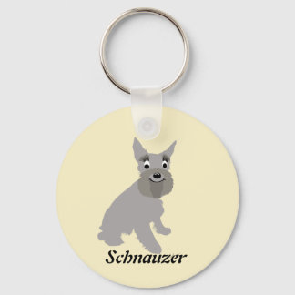 Porte-clés Cartoon Schnauzer