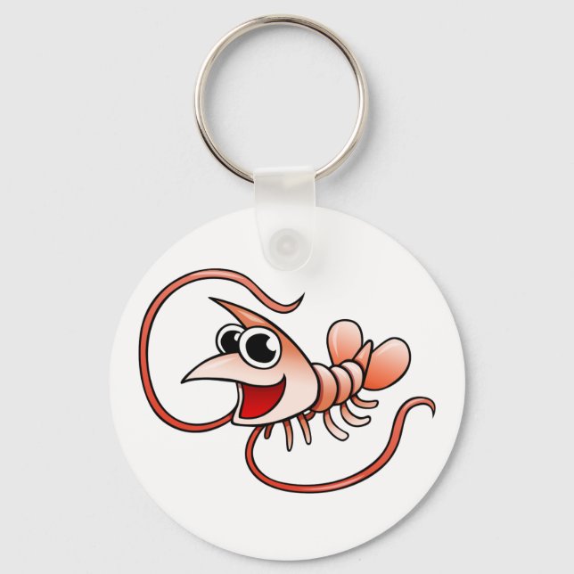 Porte-clés Cartoon Shrimp (Recto)