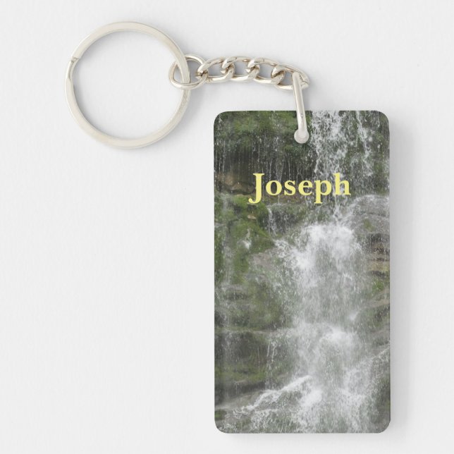 Porte-clés Cascade de La Chute dans le parc national de Foril (Devant)