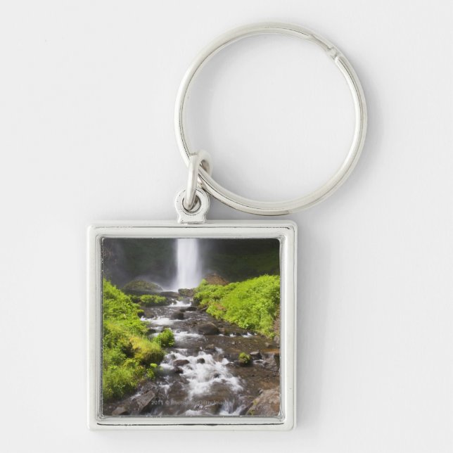 Porte-clés Cascade et rivière brouillées (Devant)