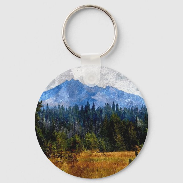 Porte-clés Cascade Mountains Meadow, Oregon (Recto)