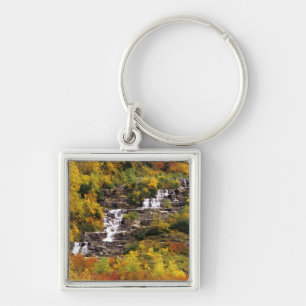 Porte-clés Cascade sous le mont Cannon dans le parc national