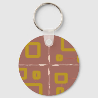 Porte-clés Case sur Porte - clé géométrique Brown