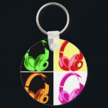 Porte-clés Casque de quatre couleurs Pop Art Tête Téléphone<br><div class="desc">Hip hop,  R&B,  rock,  heavy metal,  techno,  punk,  rap,  classic,  african american,  jazz... . We love music,  we love listening cds,  radio. Enjoying watching video clibs,  mixes,  remixes,  covers.</div>