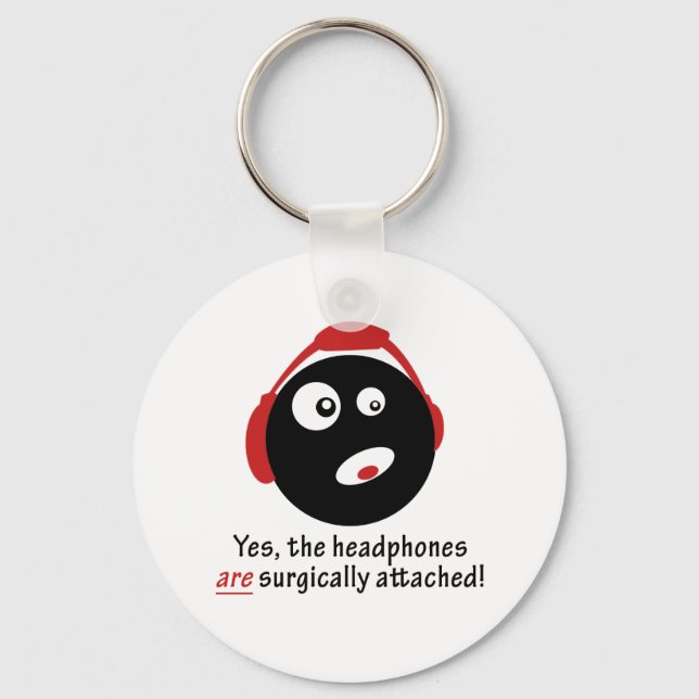 Porte-clés Casques GameFYi attachés chirurgicalement (Recto)