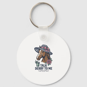 Porte-clés Casquette de cheval Derby vintage Talk Derby To Me