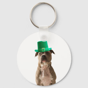 Porte-clés Casquette de la Saint-Patrick Jour du Chien Taurea