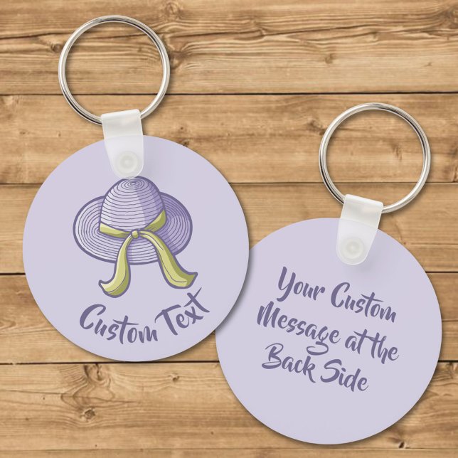 Porte-clés Casquette de paille Lilac (Créateur téléchargé)