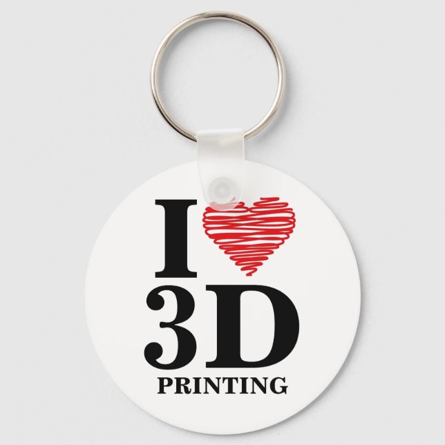 Porte-clés casquette d'impression 3D (Recto)