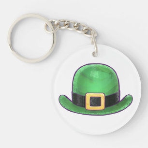 Porte-clés Casquette du Derby Vert de la Saint-Paddys