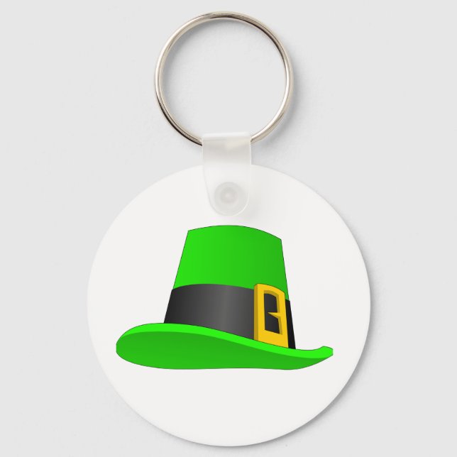 Porte-clés Casquette Leprechaun avec boucle (Recto)
