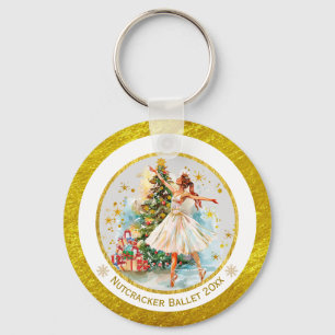 Porte-clés Casse-Noisette Ballerine Ballet - Souvenir de Noël