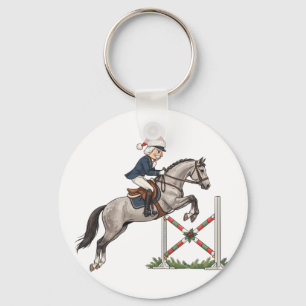 Porte-clés Casse-Noisette Cavalier de Noël Fête des Sports