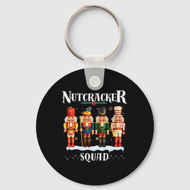 Porte-clés Casse-Noisette Squad Noël Pyjama Fun Fun Fun Fun (Recto)